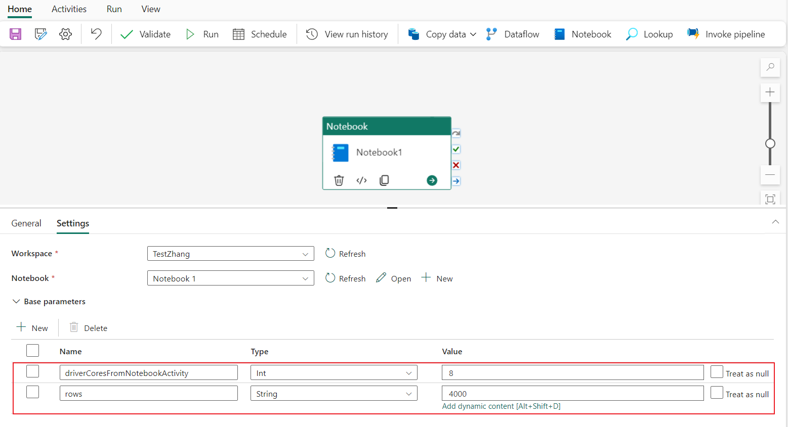 Session Parameters in Fabric Notebook