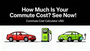 Commute Cost Calculator USD – Compare EV, Gas & Hybrid Costs
