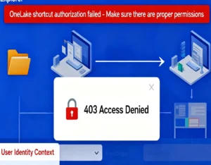 OneLake Shortcut Authorization Failed Error: Cross-Workspace Fix (403 Access Denied)