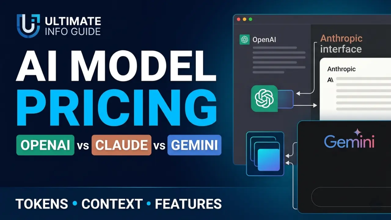 AI Model Pricing Comparison: OpenAI vs Claude & Gemini - UltimateInfoGuide
