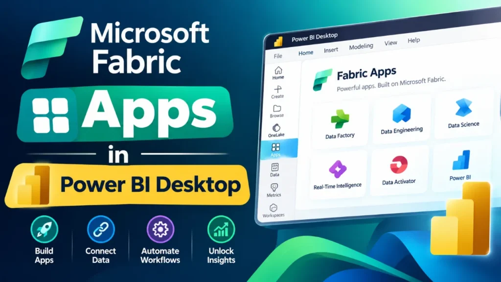 Fabric Apps in Power BI Desktop
