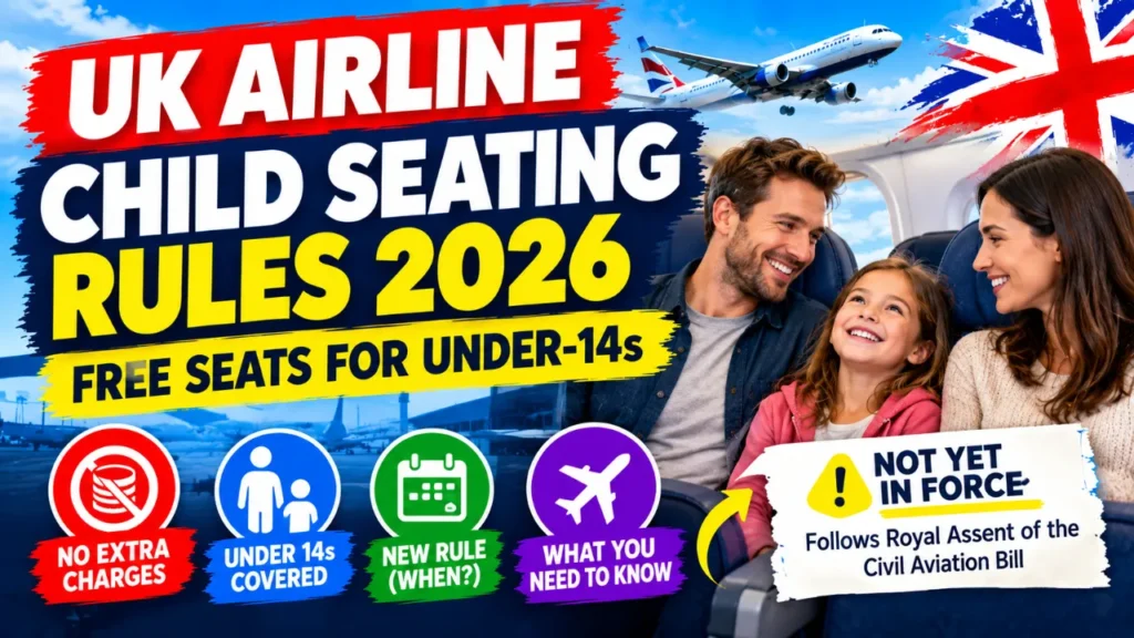 UK Airline Child Seating Rules 2026